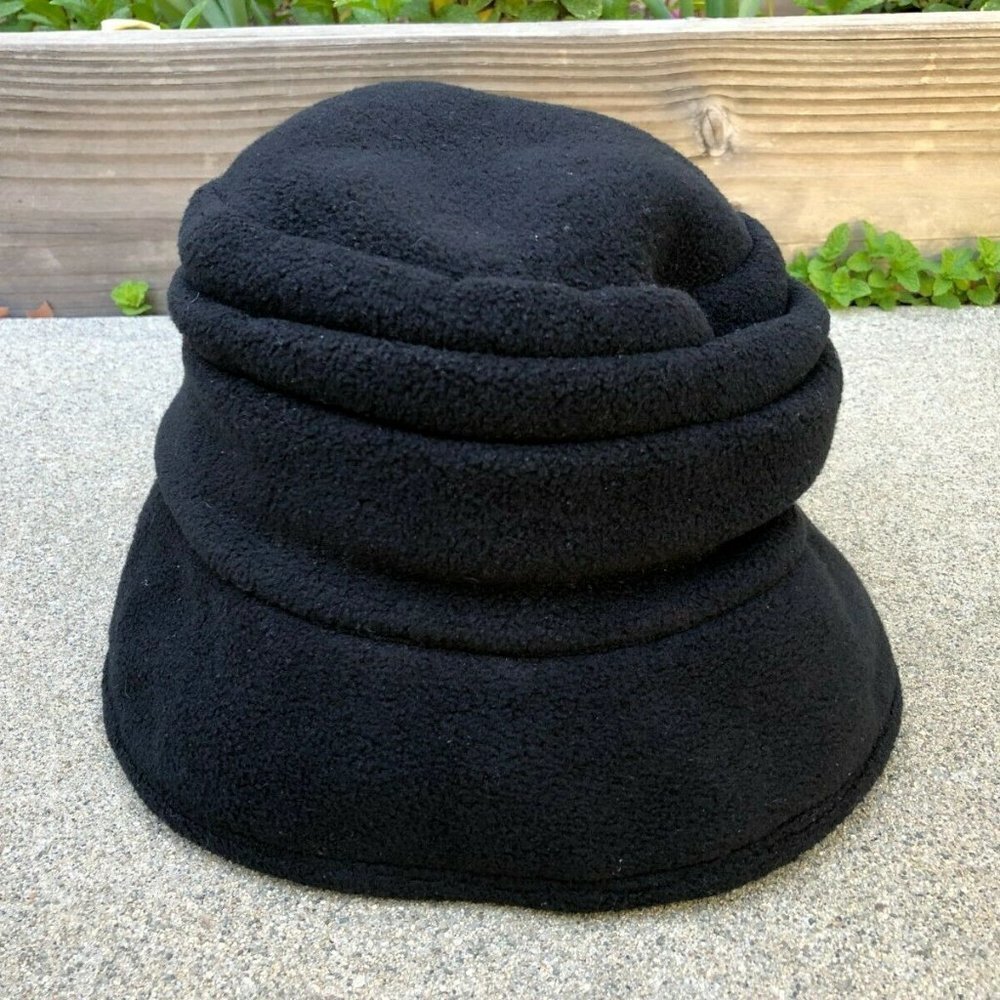 FIRST AVENUE CLASSIC Bucket Hat Women's One Size Black Packable Travel​​​​​​​​